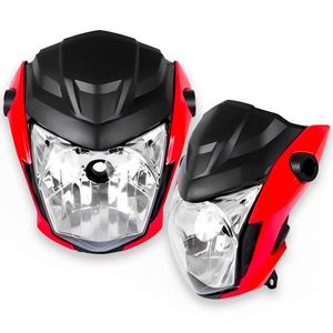 Frente Farol Completo Fan 160 2022 Até 2023 Vermelho Pérola