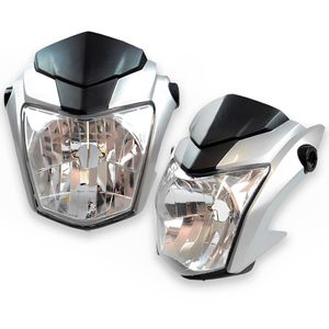Frente Farol Completo Titan 160 2019 Prata Metálico Especial