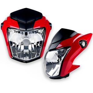 Frente Farol Completo Titan 160 2022 Vermelho - Sportive