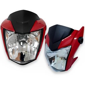 Frente Farol Completo Titan 160 2022 Vermelho Perolizado