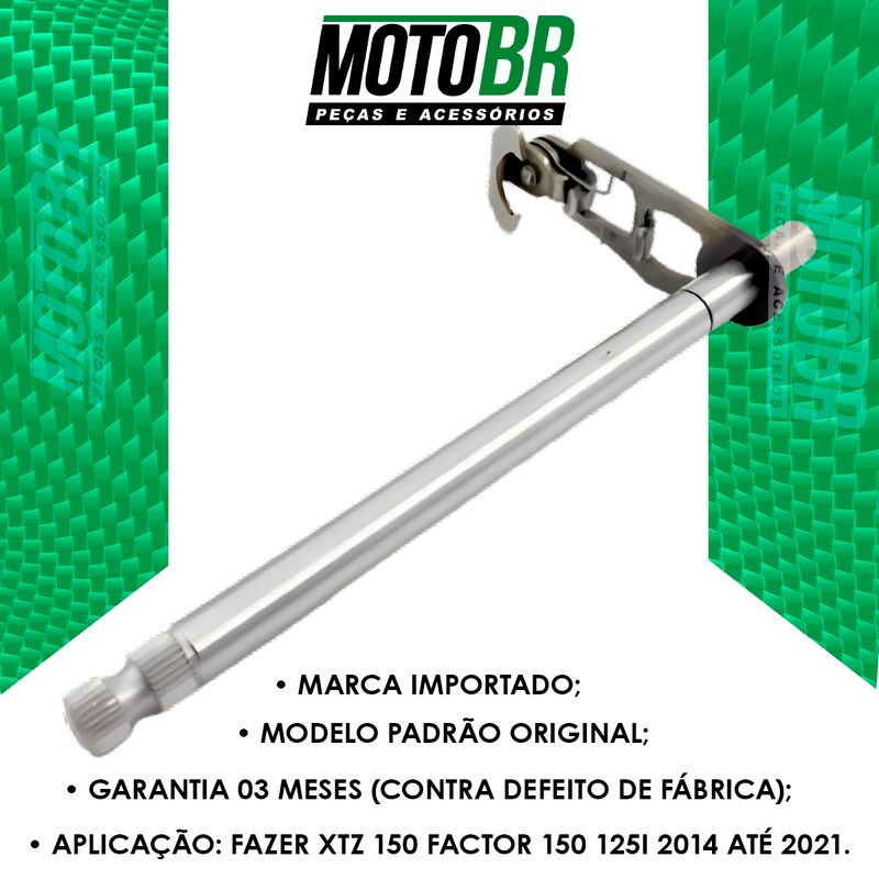 Eixo-Cambio-Fazer-XTZ-150-Factor-150-125i-2014-Ate-2021---IMP---2