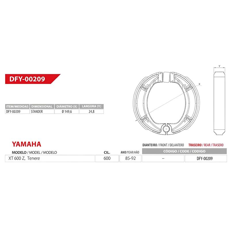 Lona-Freio-Traseiro-XT-600Z-Tenere-1985-Ate-1992-Standard-2
