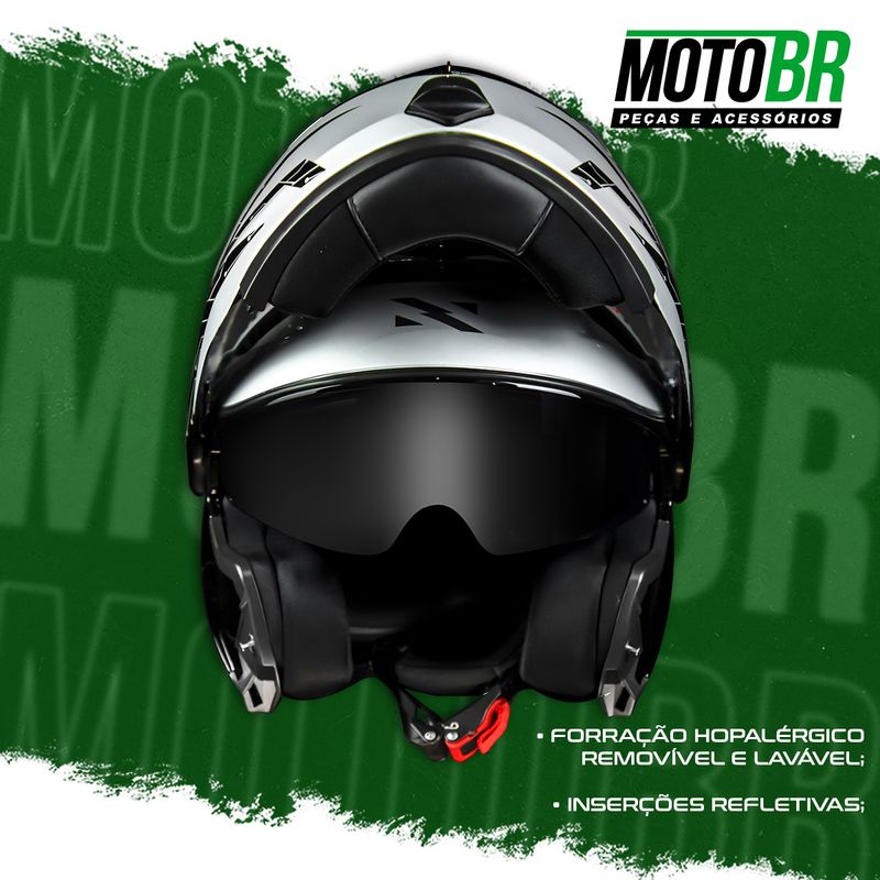 Capacete-Norisk-FF345-Charge-Preto-Vermelho-Amarelo-4