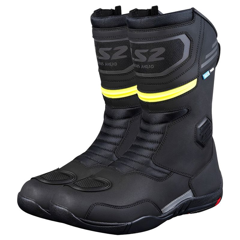 Bota-LS2-Goby-Man-Preto-Amarelo-1