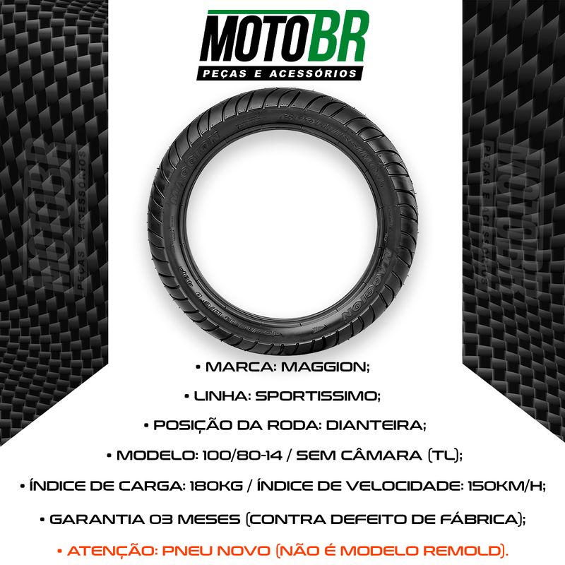 Pneu-Dianteiro-100-80-14-Sem-Camara-Sportissimo---Maggion-2