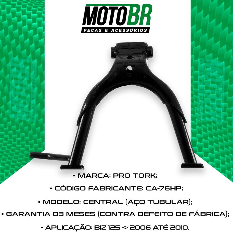 Cavalete-Central-Biz-125-2006-Ate-2010-Preto---Pro-Tork-2