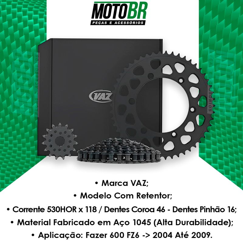 Kit-Relacao-FZ6-Fazer-600-2004-Ate-2009-Com-Retentor---Vaz-2