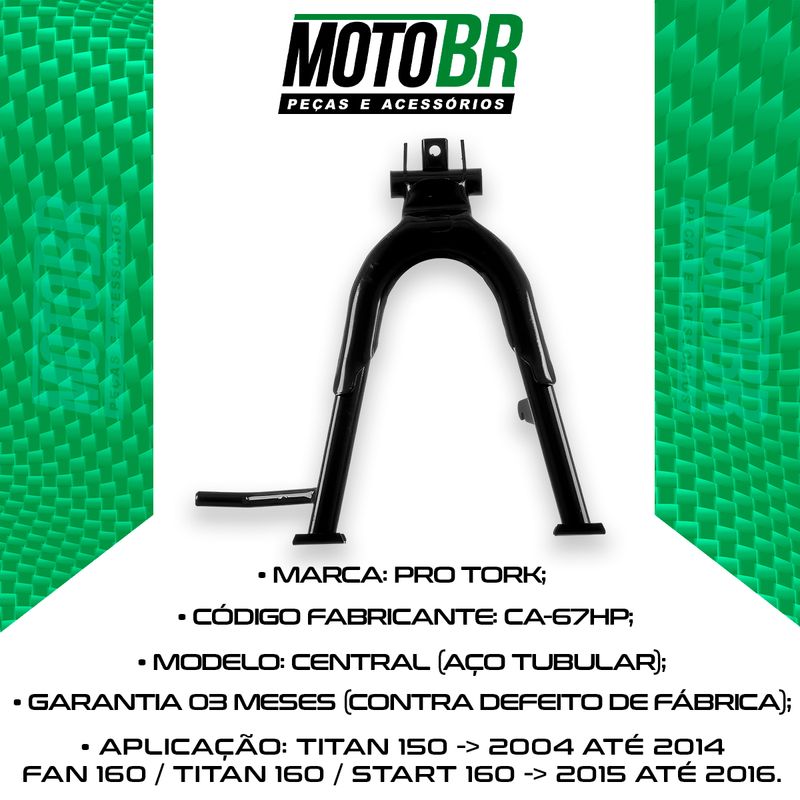 Cavalete-Central-Titan-150-2004-Ate-2014-Preto---Pro-Tork-2