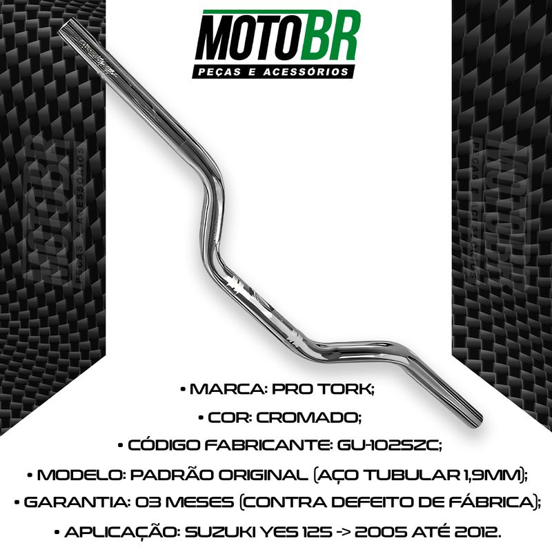 Guidao-Suzuki-Yes-125-2005-Ate-2012-Cromado---Pro-Tork-2