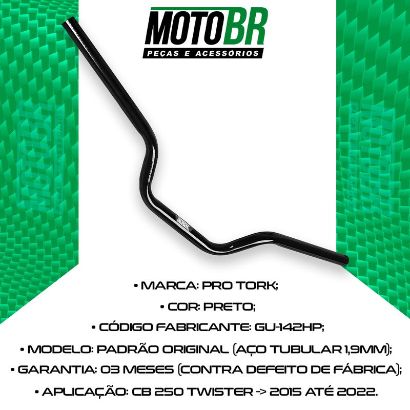 Guidao-CB-250-Twister-2015-Ate-2022-Preto---Pro-Tork-2