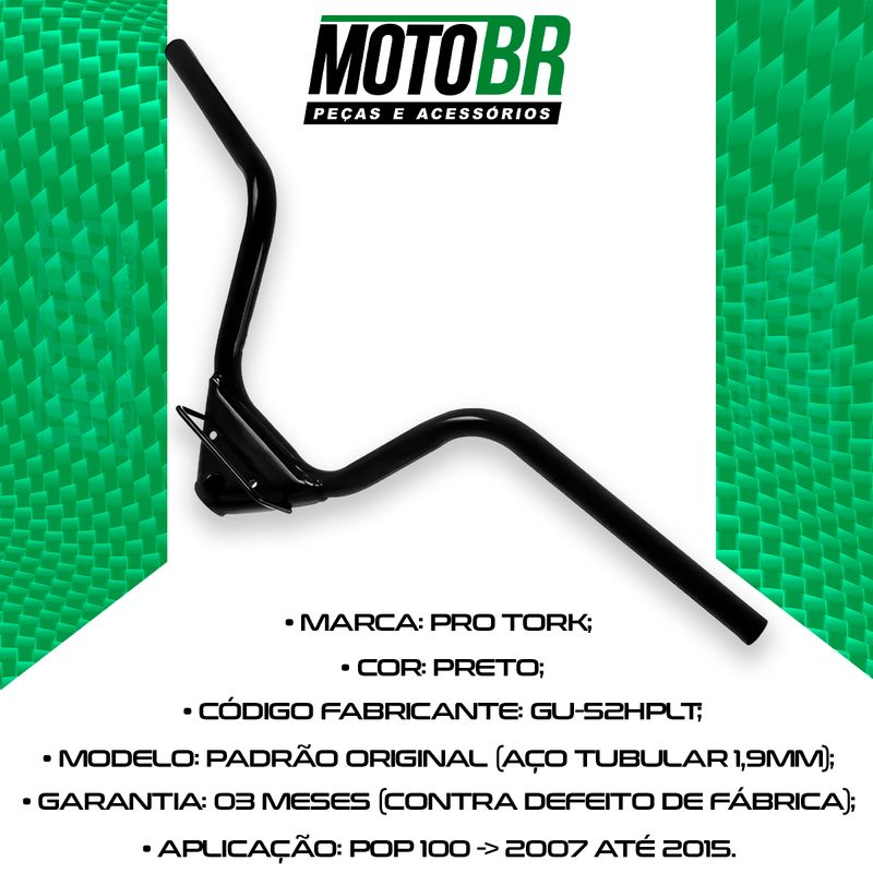 Guidao-Pop-100-2007-Ate-2015-Preto---Pro-Tork-2