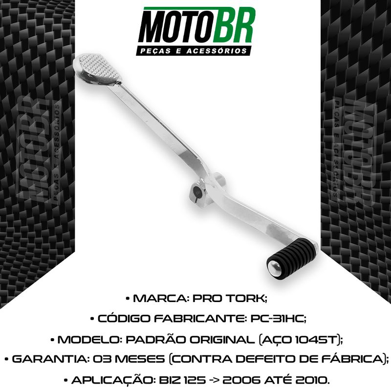 Pedal-Cambio-Marcha-Biz-125-2006-Ate-2010---Pro-Tork-2