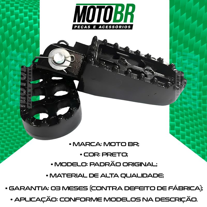Pedaleira-Dianteira-Bros-125-150-NX-400-Falcon-NX-200-Par-2