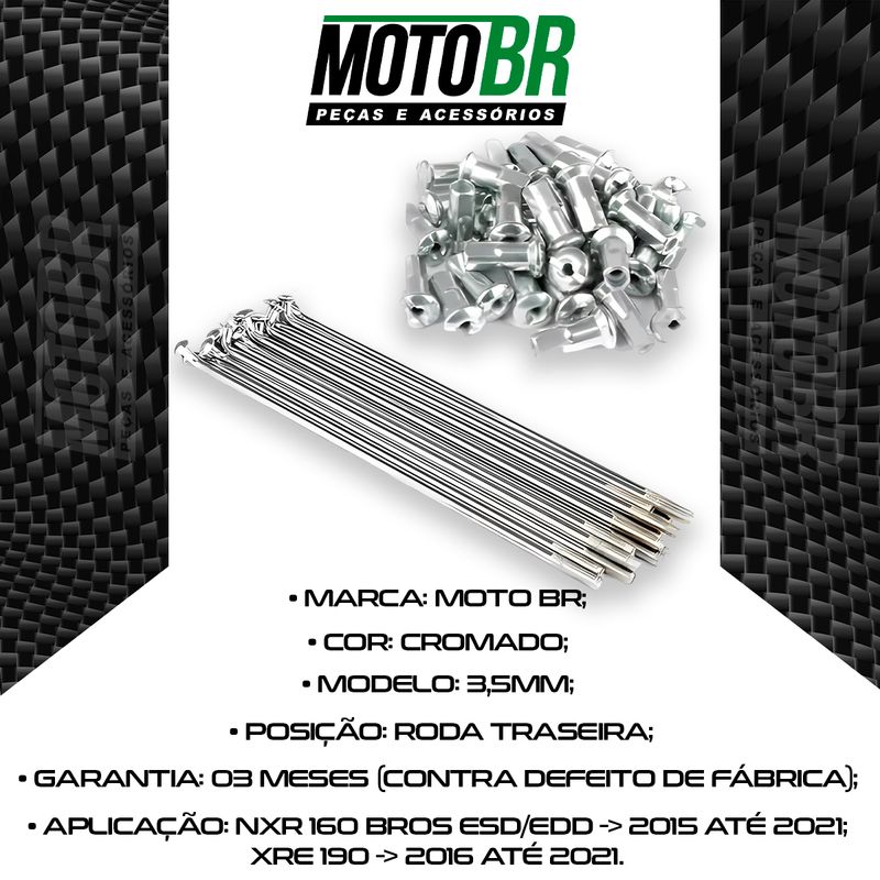 Jogo-Raio-Traseiro-NXR-160-Bros-XRE-190-35mm-Cromado-2