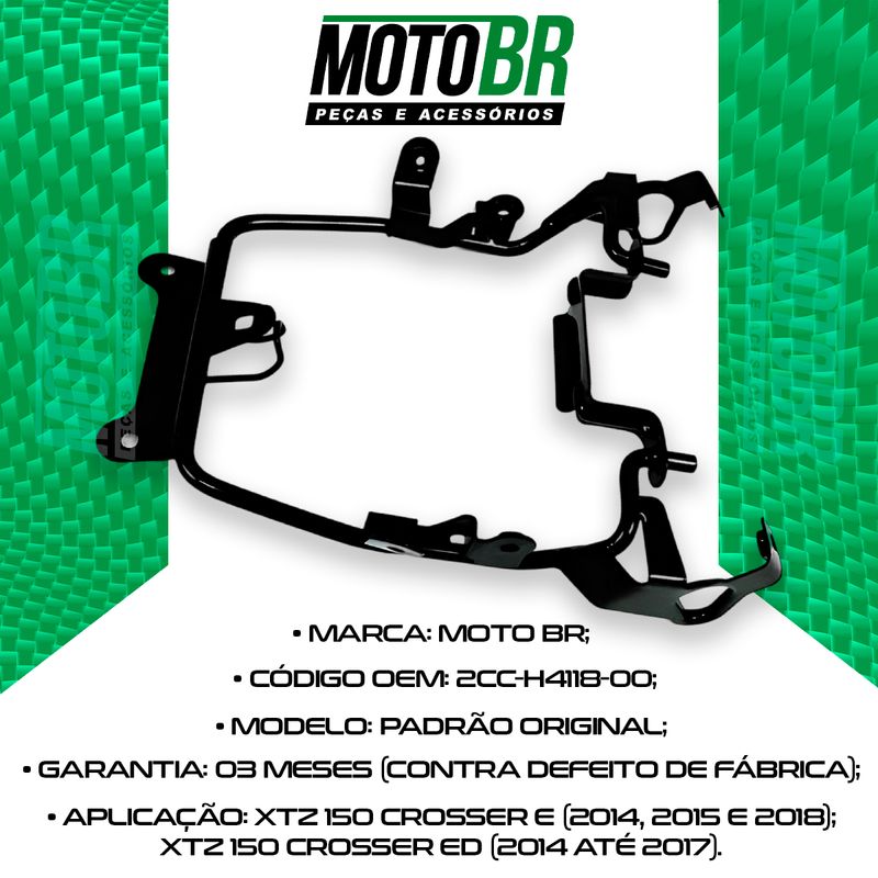 Aranha-Suporte-Farol-XTZ-150-Crosser-E-ED-2014-Ate-2018-2