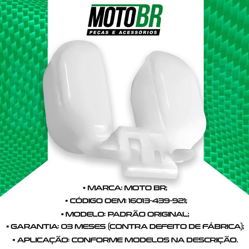 Boia-Carburador-Titan-Today-Fan-125-CBX-NX-XR-200-Sem-Eixo-2