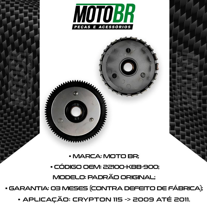 Campana-Embreagem-Crypton-115-2009-Ate-2011-81D---MTBR-2