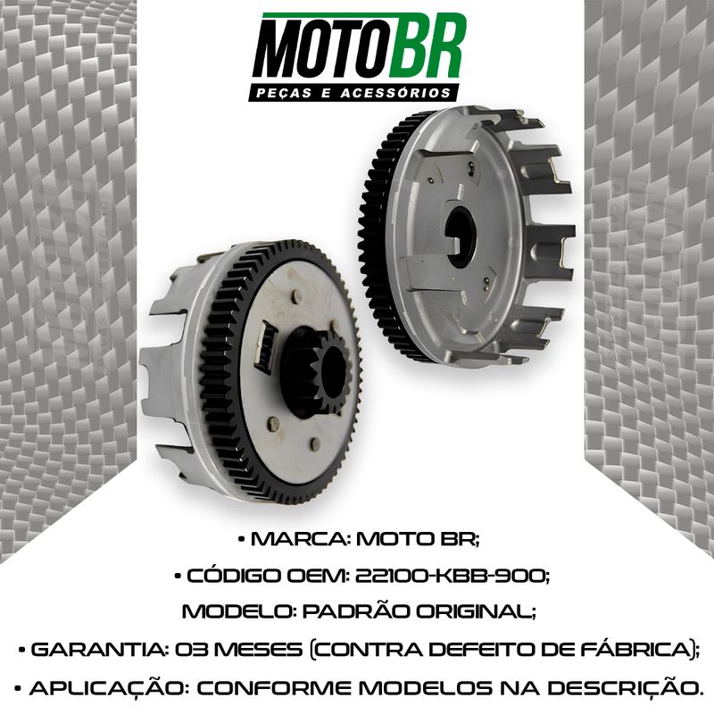 Campana-Embreagem-Titan-150-KS-Nxr-125-Bros-KS-Nxr-150-Bros-KS-Fan-125-KS-Cargo-125-KS-67-Dentes---MTBR-2
