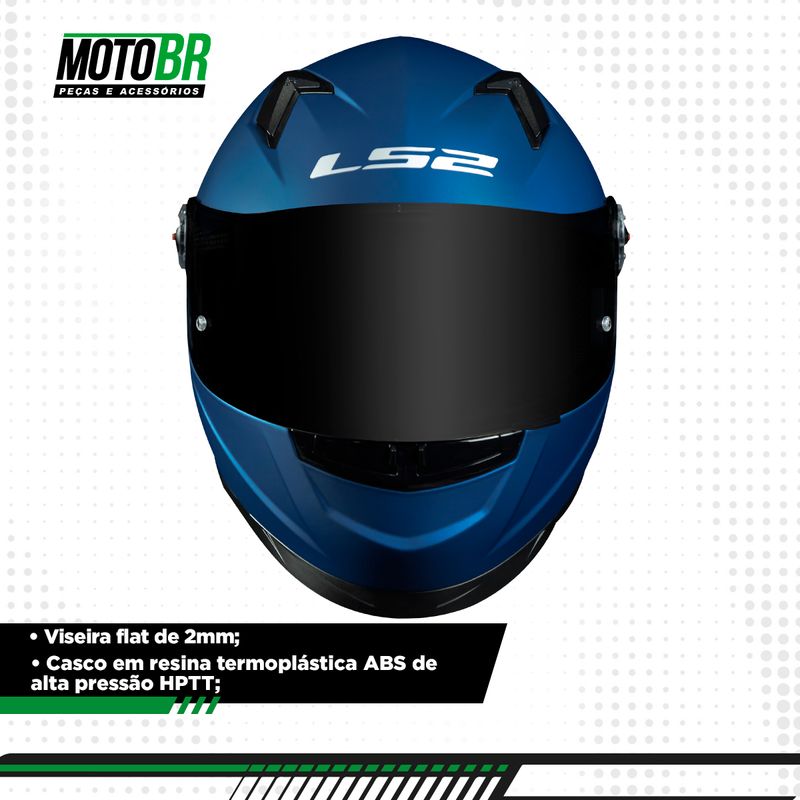 Capacete-LS2-FF358-Classic-Azul-Fosco-3