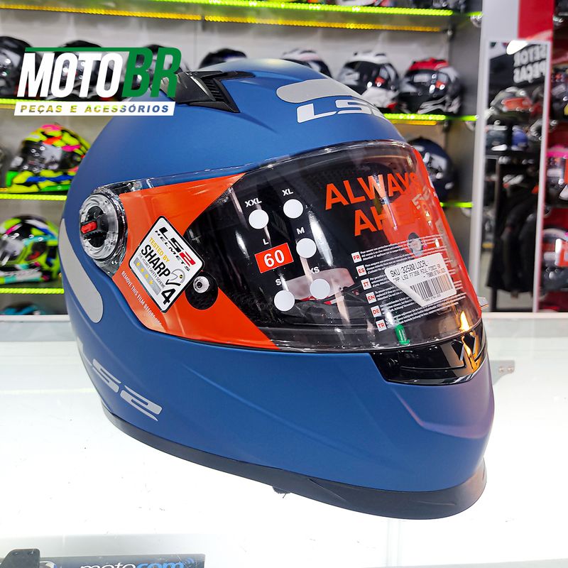 Capacete-LS2-FF358-Classic-Azul-Fosco-6