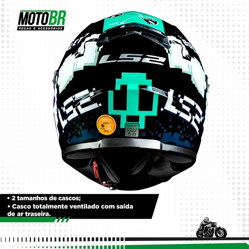 Capacete-LS2-FF358-Classic-Bullet-Preto-Azul-4
