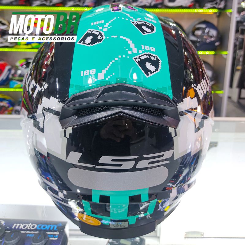 Capacete-LS2-FF358-Classic-Bullet-Preto-Azul-7
