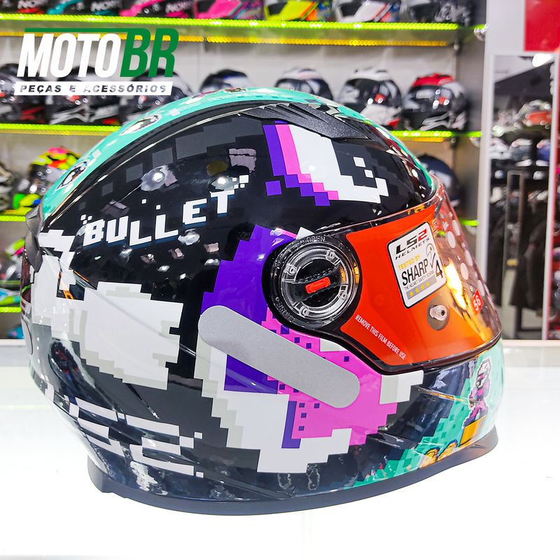 Capacete-LS2-FF358-Classic-Bullet-Preto-Azul-6