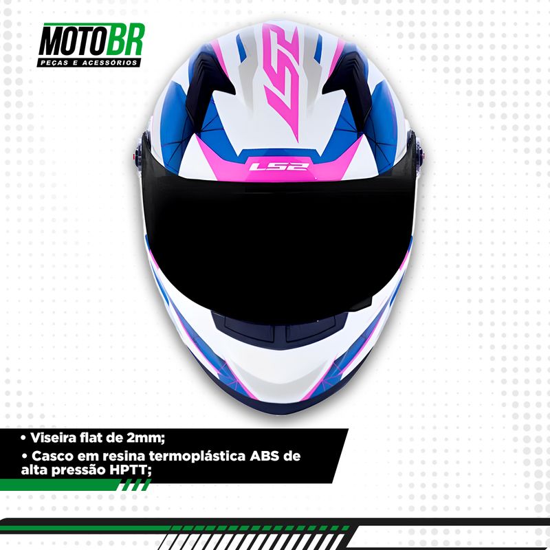 Capacete-LS2-FF358-Draze-Branco-Azul-Rosa-3