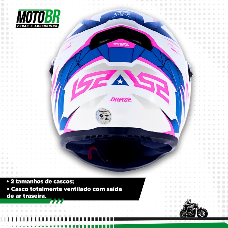 Capacete-LS2-FF358-Draze-Branco-Azul-Rosa-4