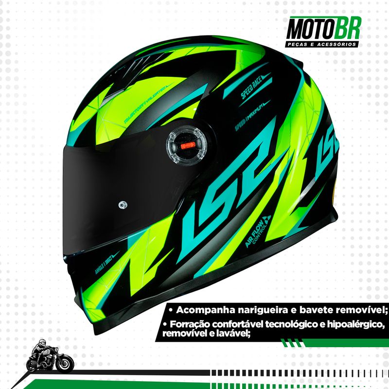 Capacete-LS2-FF358-Draze-Preto-Amarelo-Verde-2