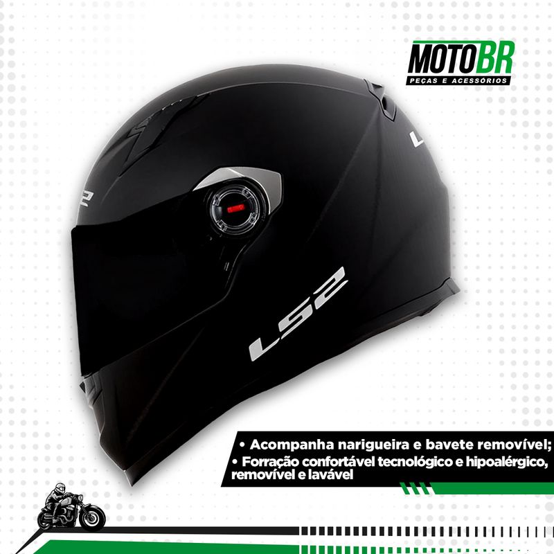 Capacete-LS2-FF358-Preto-Fosco-2