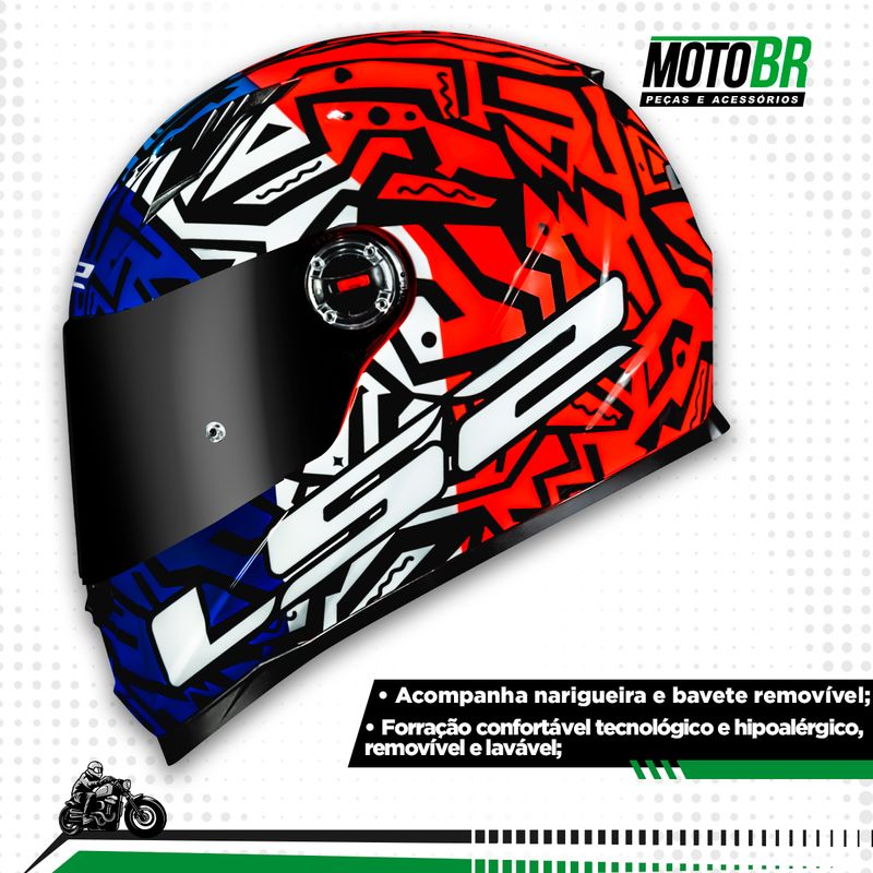 Capacete-LS2-FF358-Memphis-Laranja-Azul-2