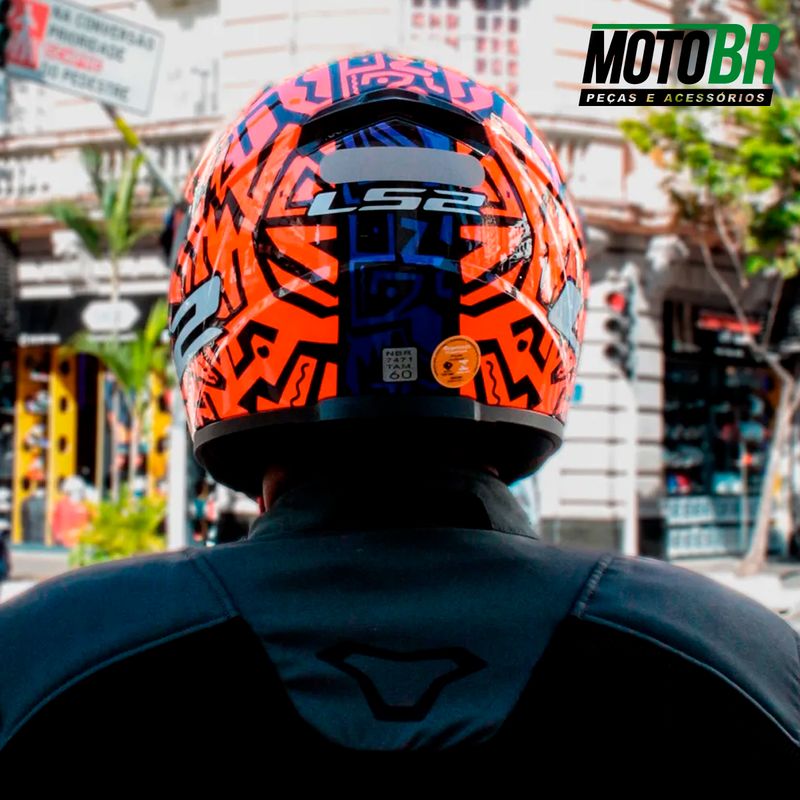 Capacete-LS2-FF358-Memphis-Laranja-Azul-6