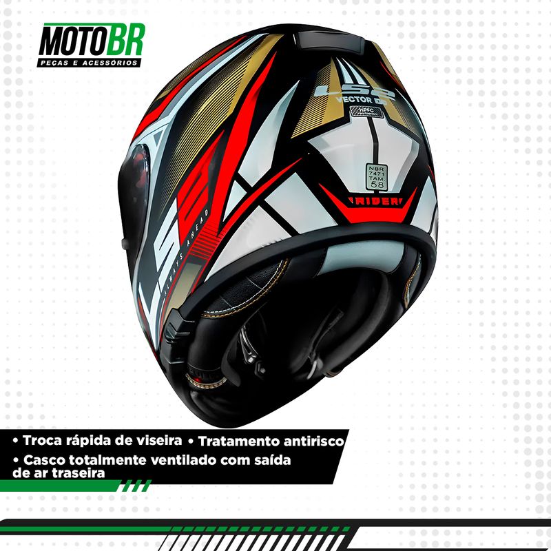 Capacete-LS2-FF397-Vector-Rider-Prata-Dourado-Vermelho-3