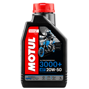 Óleo Motul 3000+ 4 Tempos 4T 20W50 Mineral 1Lt