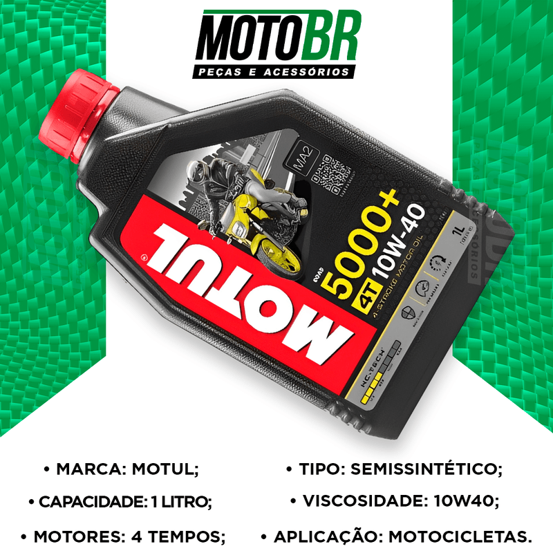 Aceite Motul 5000 10w40 4t 1l.