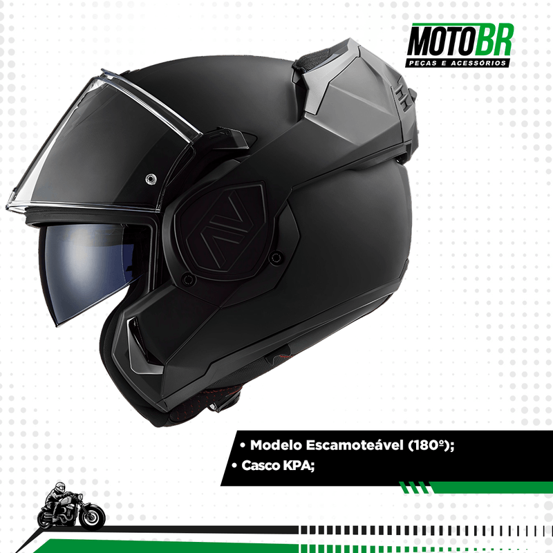 Capacete-LS2-FF906-Advant-Noir-Preto-Fosco-2