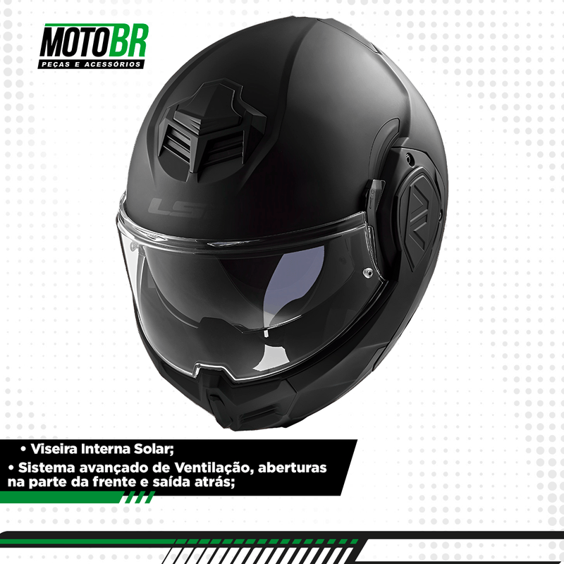 Capacete-LS2-FF906-Advant-Noir-Preto-Fosco-3