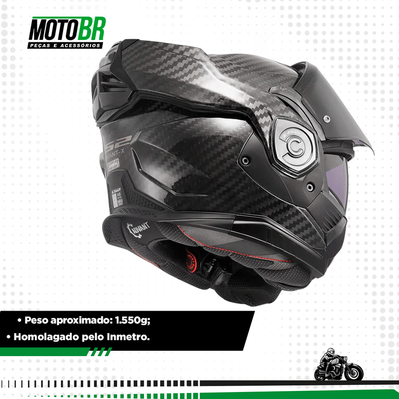 Casco modular LS2 FF901 ADVANT X CARBON FUTURE