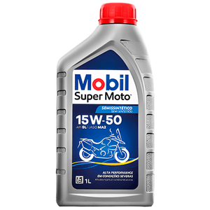 Óleo Mobil Super Moto 4 Tempos 4T 15W50 Semissintético 1Lt
