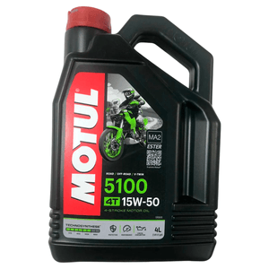 Óleo Motul 5100 4 Tempos 4T 15W50 Semissintético Galão 4Lts
