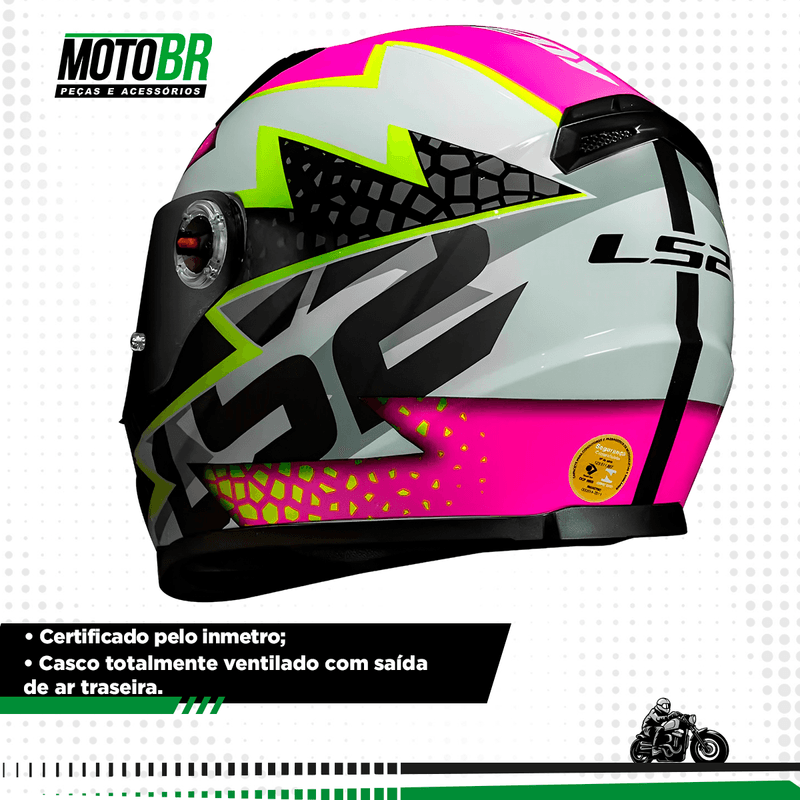 Capacete-LS2-FF358-Speedy-Branco-Rosa-4