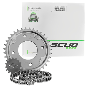 Kit Relação Biz 100 2013 Até 2015 Sem Retentor - Scud