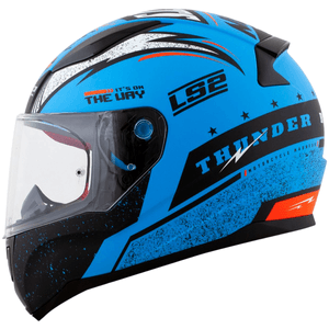 Capacete LS2 FF353 Rapid Thunder Azul Fosco