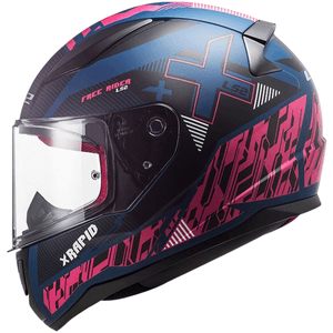 Capacete LS2 FF353 Rapid Xtreet Azul Roxo