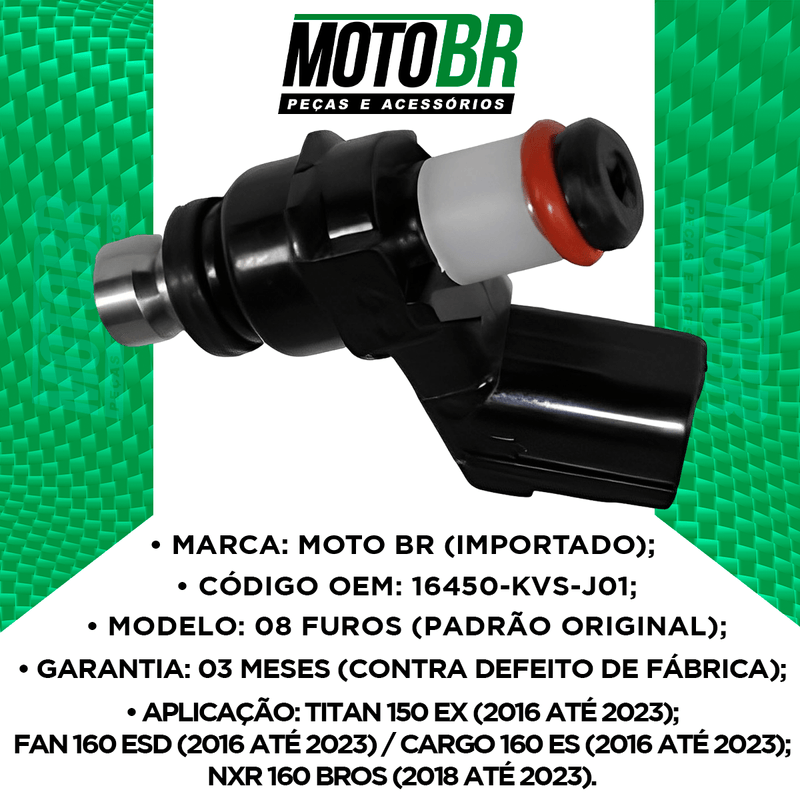 Bico-Injecao-Titan-160-Fan-160-NXR-160-Bros-2016-Ate-2023-2
