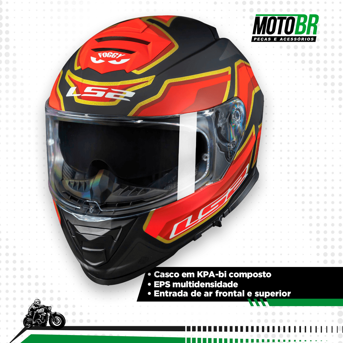 Ls2 Storm Foggy Ls2 Foggy Helmet Capacete Original LS2 FF800 Storm