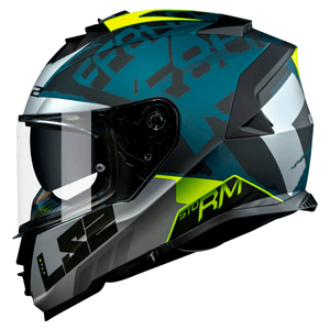 Capacete LS2 FF800 Storm Splinter Preto Cinza Fosco
