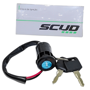Contato Chave Ignição Titan 125 Fan 125 02 Fios - Scud