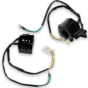 Punho Interruptor Luz Dream 100 1993 A 1997 05 Fios - MTBR